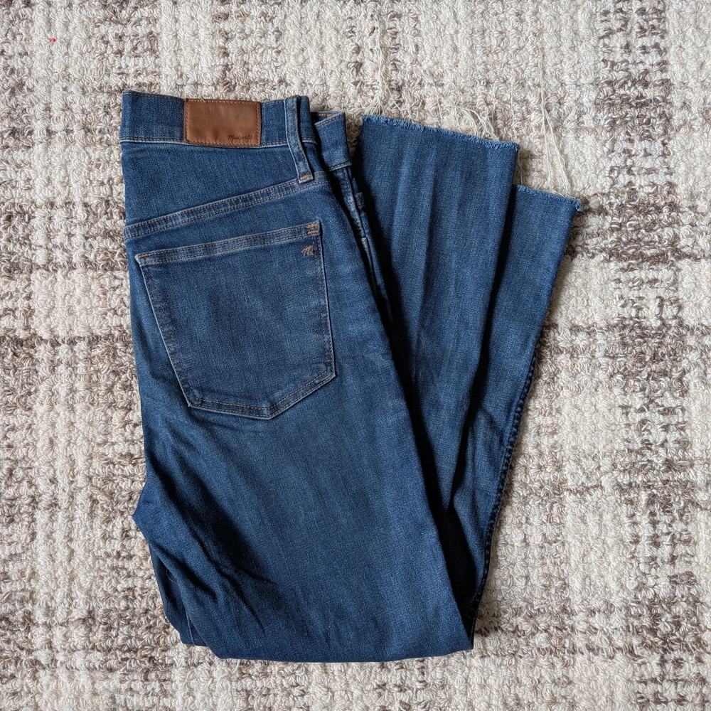 Madewell Women's Dark Blue Straight Jeans